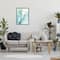Stupell Industries Nautical Seahorse Blue Fluid Ocean Water in Black Frame Wall Art